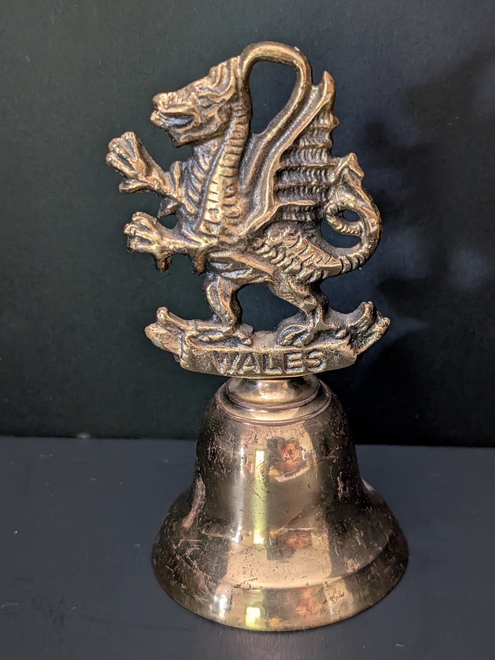 Wales Brass Dragon Bell - Decorative Collectible 9-2026K